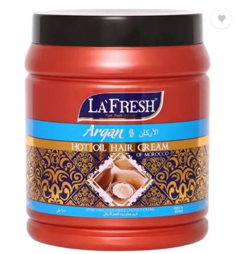 La Fresh Hot Oil Argan Keratin Hair Cream Authentic Imported Jumbo 1000ml Lazada Ph