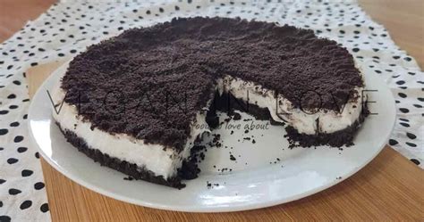 Cheesecake de Oreo Receta Sin lácteos Vegan in love