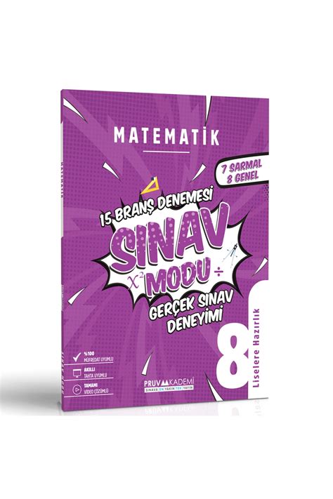 Genel Markalar Pruva Akademi S N F Matematik S Nav Modu Bran