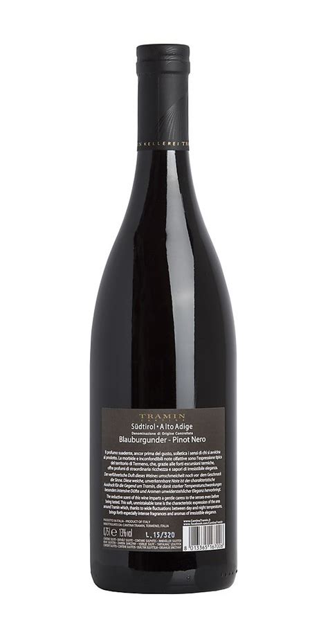 Pinot Nero Blauburgunder DOC Tramin Vendita Online Negoziodelvino