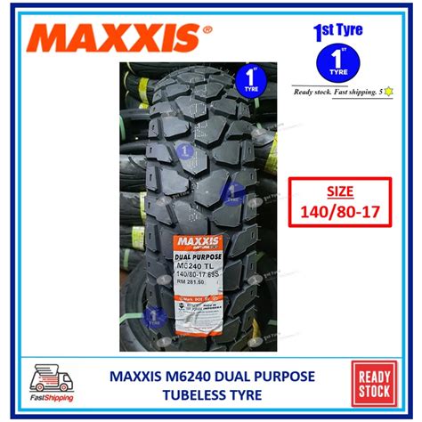 DUAL PURPOSE TAYAR MAXXIS M6239 M6240 100 110 120 130 140 80 17