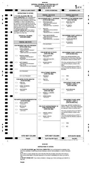 See Sample Ballots