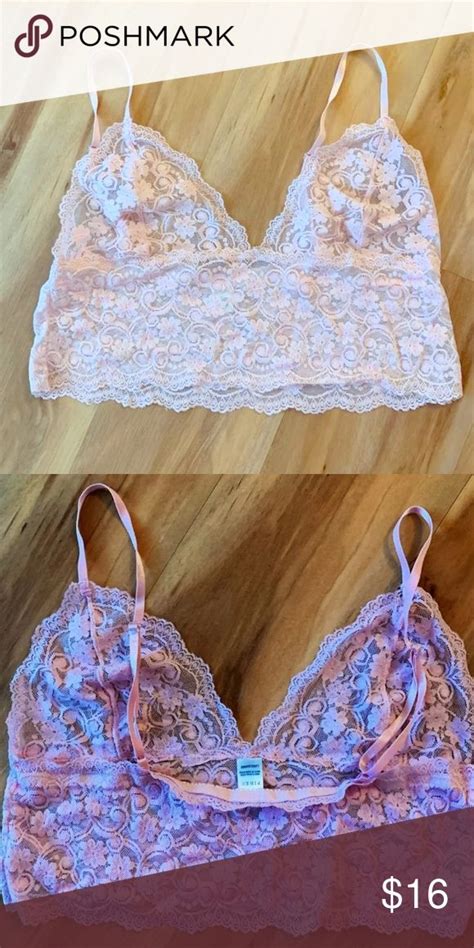 Victorias Secret Bralette Size Large Victorias Secret Bralette Size Large Light Pink Color