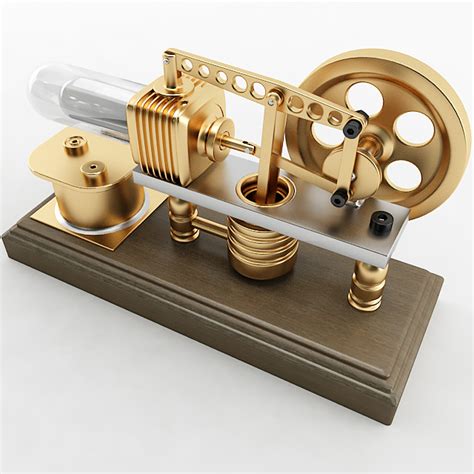 Stirling Engine D Model Cgtrader