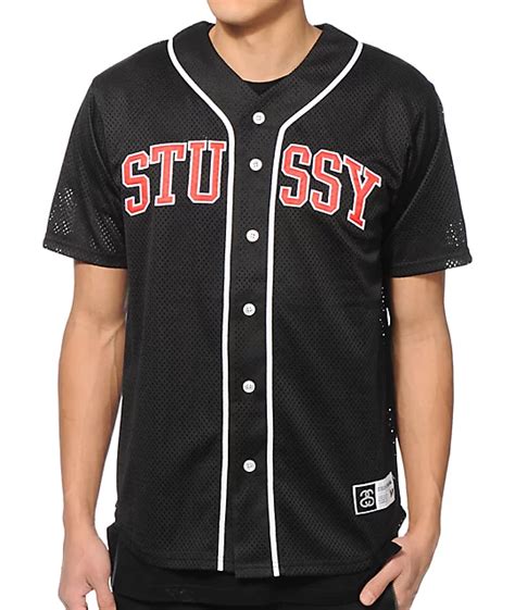 Stussy Mesh Baseball Jersey At Zumiez Pdp