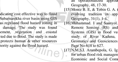 Flood Hazard Map of Subarnarekha River Basin | Download Scientific Diagram