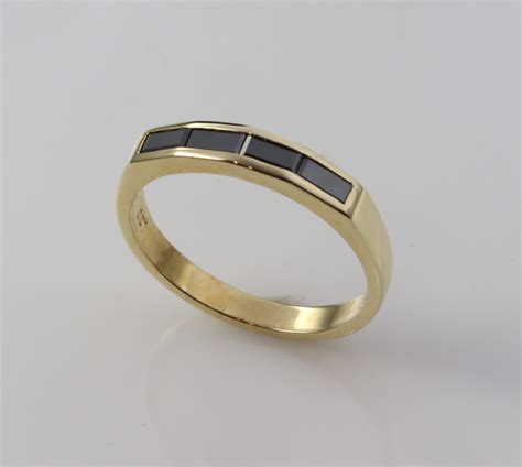 9ct Black Diamond Ring – Jewelcraft Website