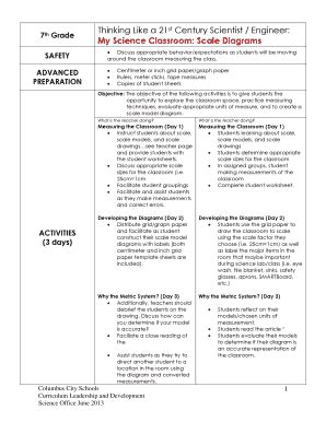 Fillable Online My Science Classroom Scale Diagrams Fax Email Print - pdfFiller