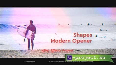 Videohive Shapes Modern Opener Project For After Effects