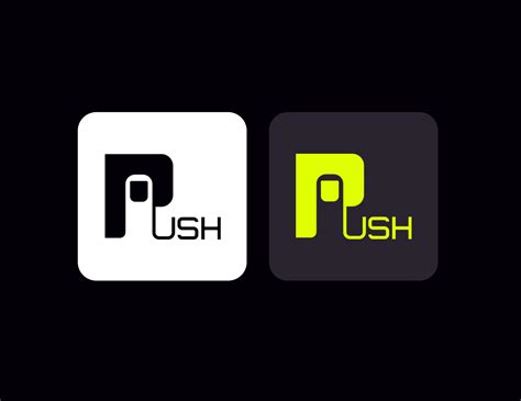 Push Logo Design Behance