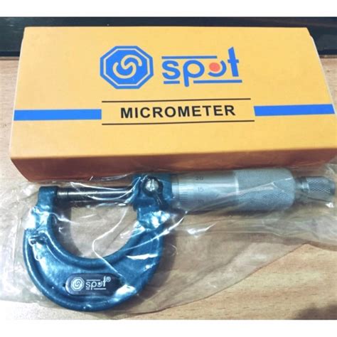 Jual Outside Micrometer Mm Spot Alat Ukur Ketebalan Mikrometer