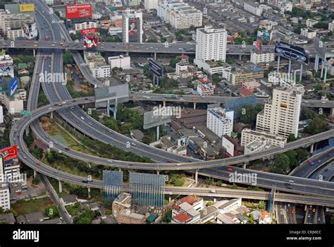 View From Baiyoke Sky Hotel Sky Tower Highest Building Of Thailand Thailand Bangkok Stock