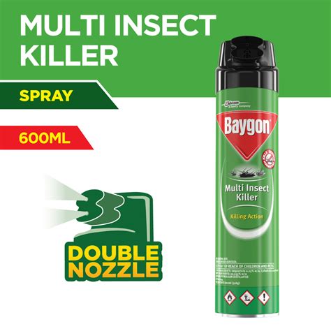 Baygon Multi Insect Killer Aerosol Spray 600ml Shopee Singapore