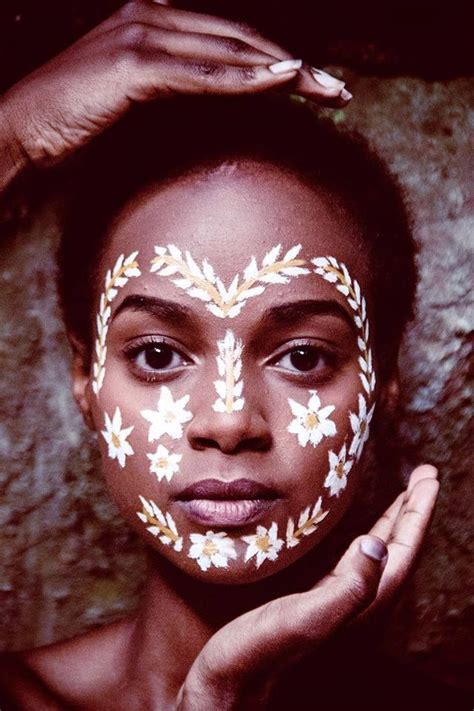 Face Painting Flowers Tribal Face African Artists Beautiful Inside