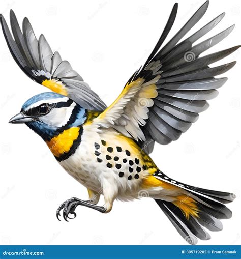 Spotted Pardalote Bird Bird Clipart Ai Generated Stock Photo