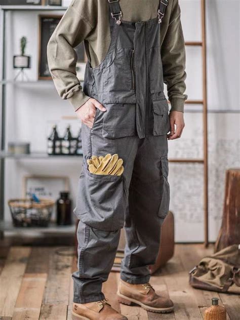 Мужской джинсовый комбинезон, Мужской, На любой сезон, размер 50 ...
