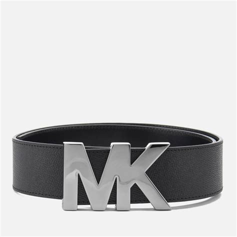 Michael Kors Men's MK Logo Belt - Black