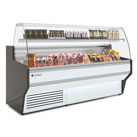 Vitrina Expositora Refrigerada Con Reserva Cristal Curvo Evaporador