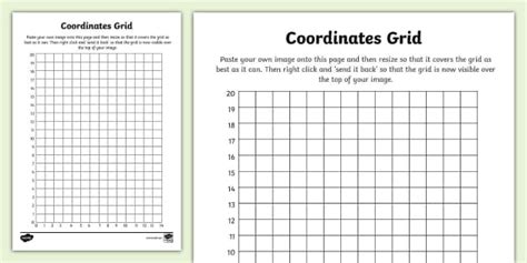 Blank Grid Reference Grid - Twinkl - Geography - Twinkl