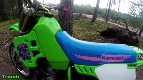 Kawasaki Kx500 Rear View Test Youtube