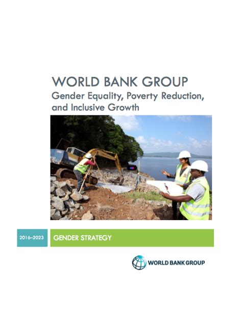 Gender Strategy 2016 2023 World Bank Group Gfdrr