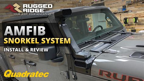 Rugged Ridge Amfib Snorkel System Review And Install For Jeep Wrangler