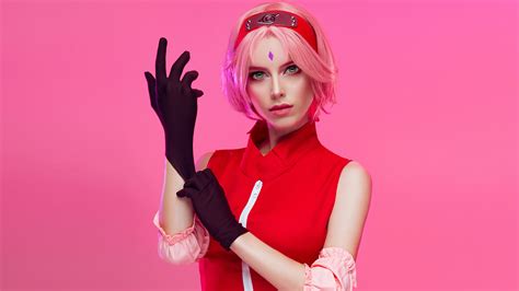 3840x2160 Sakura Haruno From Naruto Cosplay 4k Hd 4k Wallpapers Images