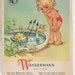 Unusual S German Wasserman Scary Postcard Zodiac Aquarius Etsy