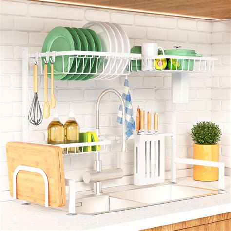 Amazon Kitsure Over The Sink Dish Drying Rack To X