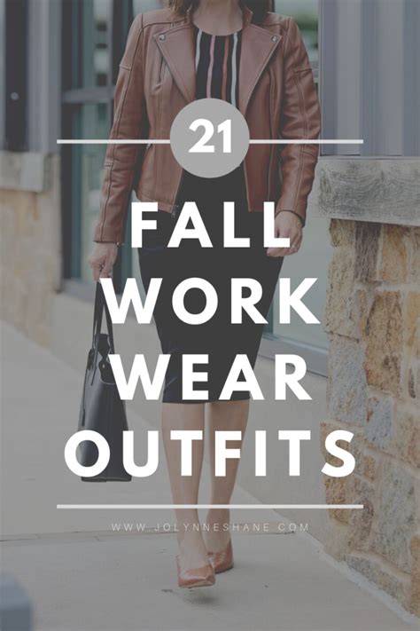 Fall Work Wear Inspiration Jo Lynne Shane