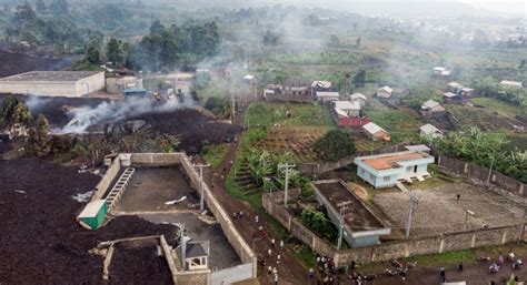 Nyiragongo RDC Erupción de volcán en República Democrática del