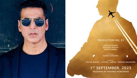 Akshay Kumar Drops Poster Of His Upcoming Film Soorarai Pottru Hindi