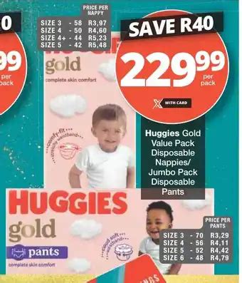 Huggies Gold Value Pack Disposable Nappies Jumbo Pack Disposable Pants