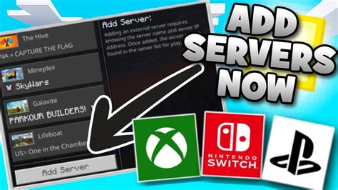 How To Add Servers In Minecraft Bedrock Xbox Playstation And