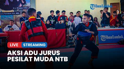 Live Live Adu Jurus Pesilat Ntb Di Kejuaraan Pencak Silat Gubernur