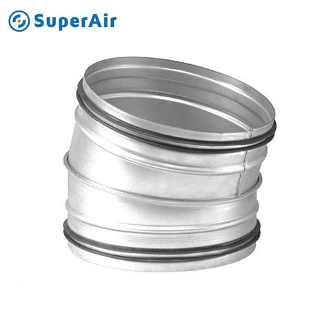 Segmented Bend Galvanized Steel Hvac Duct Fittings China Segmented Bend And Spiral Fittings