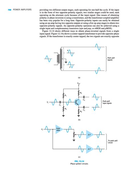 Class B Amplifier Circuits - Electronic Circuit: devices and analysis ...