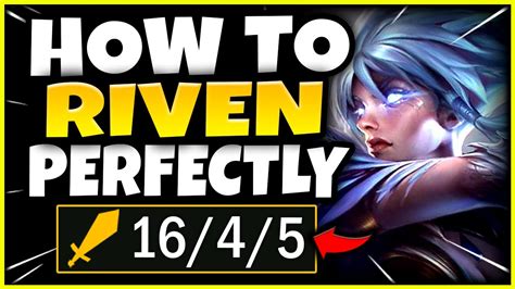 How To Win Every Game As Riven In Season 12 While Camped S12 Riven Top Gameplay Guide Youtube