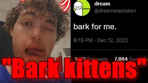 Dream Tells His Fans To BARK For Him YouTube