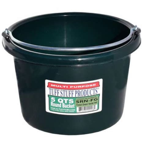 Tuff Stuff Products Srnfg 5 Qt Round Bucket Forest Green 1 Fred Meyer