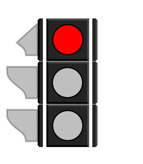 Red Traffic Light Clip Art at Clker.com - vector clip art online ...