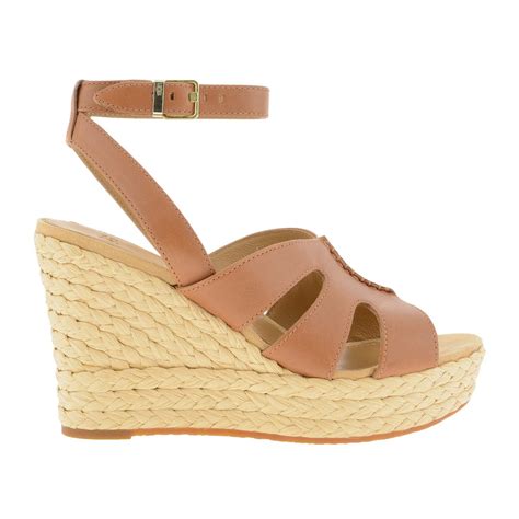 Sandalias cuña piel cuero 1128251 Careena UGG Paula Alonso Tienda