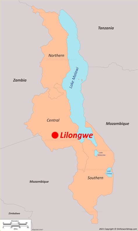 Lilongwe Malawi Map