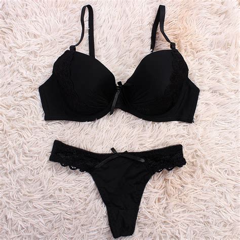 Conjunto De Lingerie Meia Ta A Rendado Bojo Compre Agora Feira