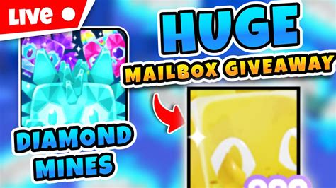 HUGE GEMS MAILBOX GIVEAWAY PET SIMULATOR X ROBLOX Giveaway Petsimx