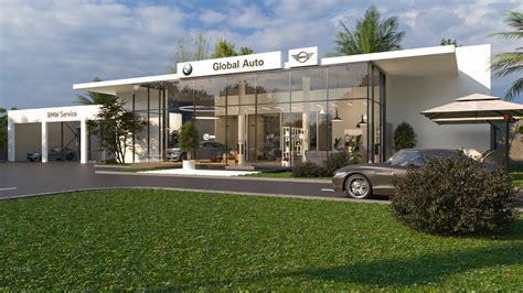 BMW Service Center on Behance