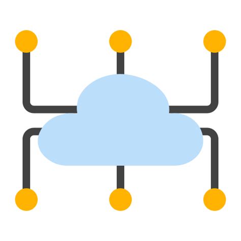 Cloud network Generic Flat icon