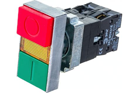 Кнопка управления ЭРА LAY5-BW8465 I-O, сдвоенная, с подсветкой, 20/200 ...