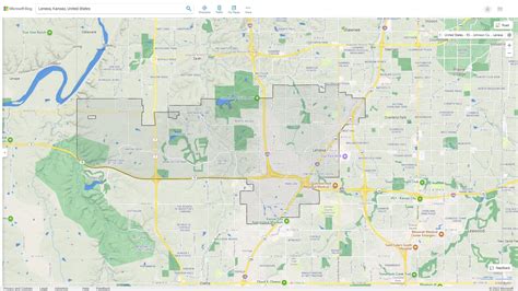 Lenexa Kansas Map