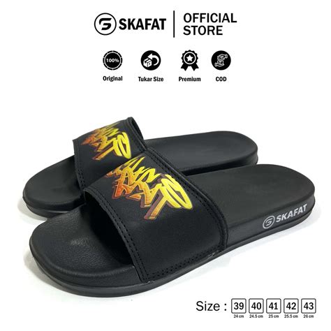 Jual SKAFAT PROMO 1 1 SALE Sandal Pria Sendal Strap Slip On Phylon